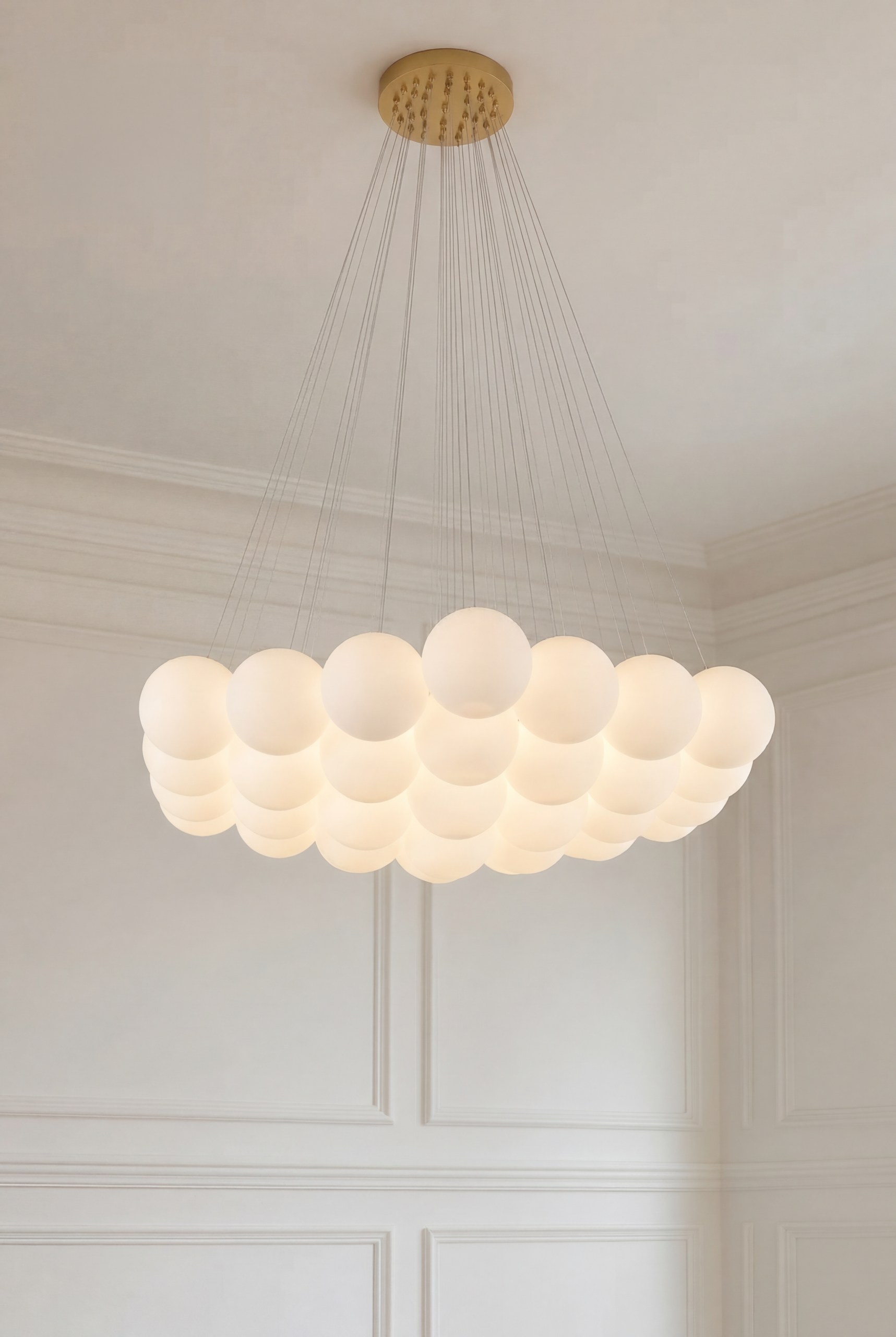 Cloudlight Harmony: Glass Bubble Ceiling Lamp - Image 3