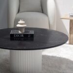 Petronia Black Marquina Coffee Table (4 Base Colors)