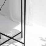 Nerina Black Glass Capsule Floor Lamp