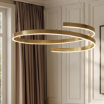 Vortice Gold Ceiling Lamp