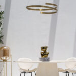 Vortice Gold Ceiling Lamp