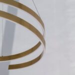 Vortice Gold Ceiling Lamp