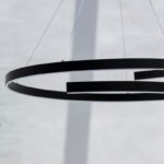 Vortice Black Ceiling Lamp