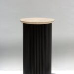 Alora Black Wooden Plinth With Multiple Tops
