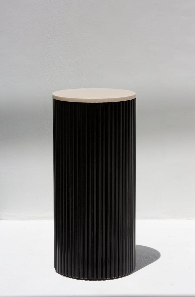 Alora Black Wooden Plinth With Multiple Tops - Image 9