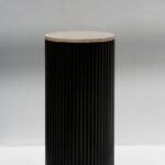 Alora Black Wooden Plinth With Multiple Tops