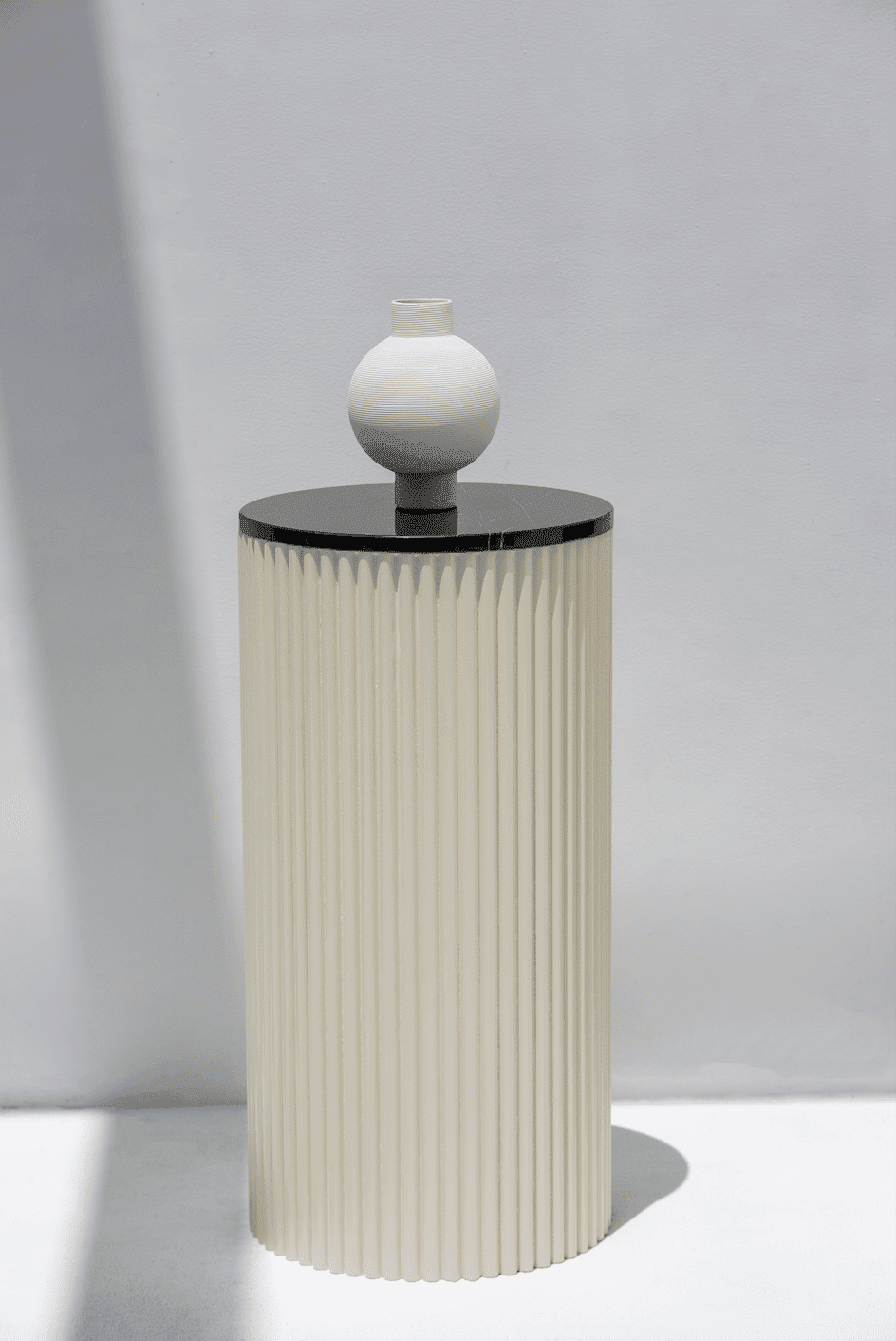 Alora Beige Wooden Plinth With Multiple Tops
