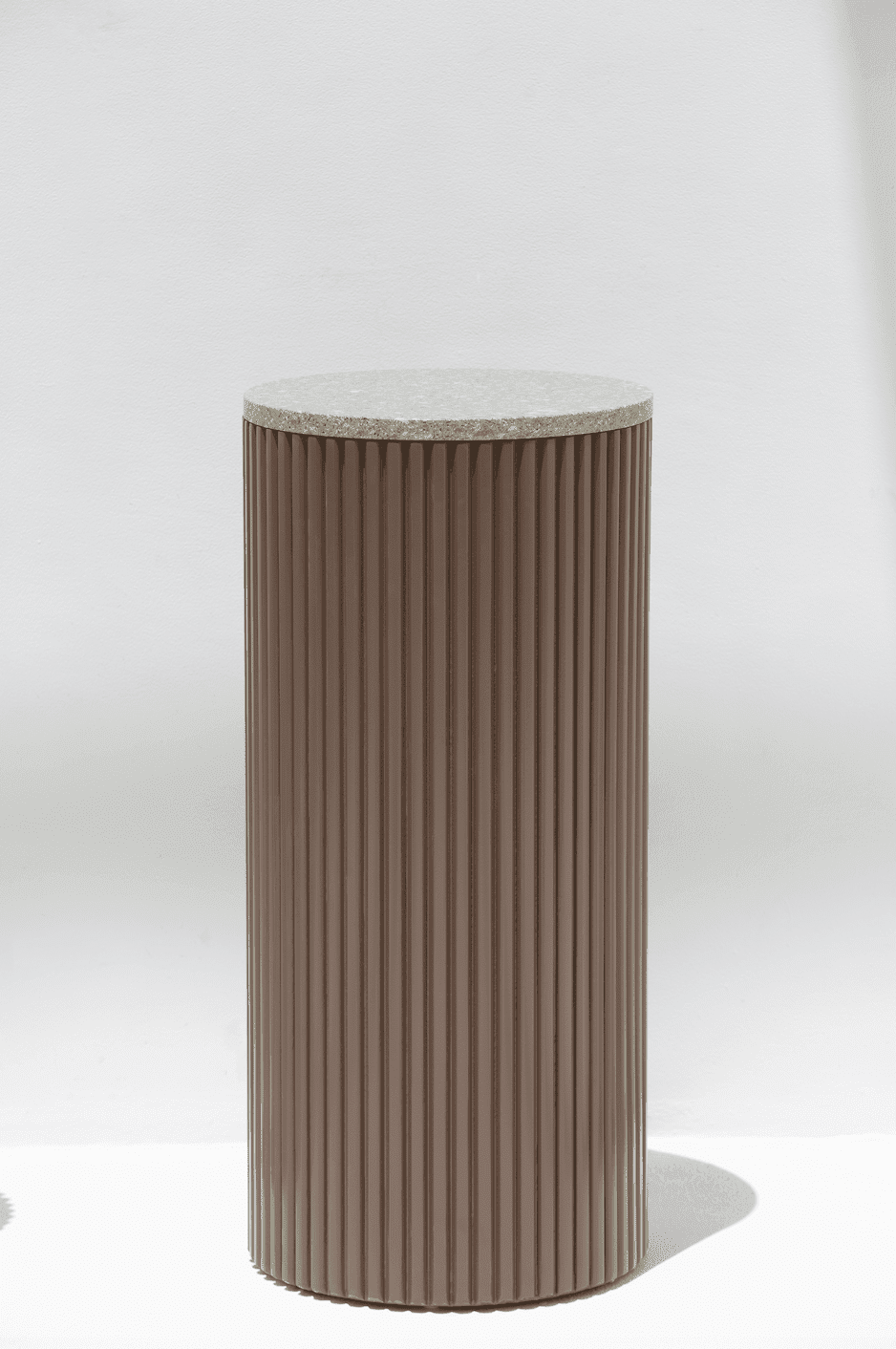 Alora Brown Wooden Plinth With Multiple Tops