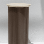 Alora Brown Wooden Plinth With Multiple Tops