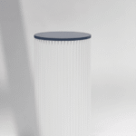 Alora White Wooden Plinth With Multiple Tops