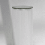 Alora White Wooden Plinth With Multiple Tops