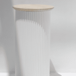 Alora White Wooden Plinth With Multiple Tops