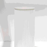 Alora White Wooden Plinth With Multiple Tops