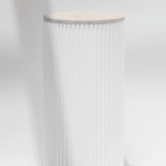 Alora White Wooden Plinth With Multiple Tops
