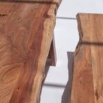 Paulina Dark Acacia Dining Table