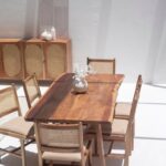 Paulina Dark Acacia Dining Table
