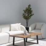Pariel Dark Acacia Coffee Table