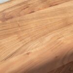 Pariel Dark Acacia Coffee Table with Hairpin Legs
