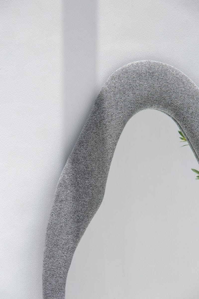 Roxana Grey Squiggly Mirror (200x100CM) - Image 2
