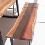 Laronia Dark Acacia Wooden Bench