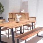 Laronia Dark Acacia Wooden Bench