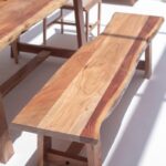Paulina Dark Acacia Wooden Bench