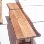 Paulina Dark Acacia Wooden Bench