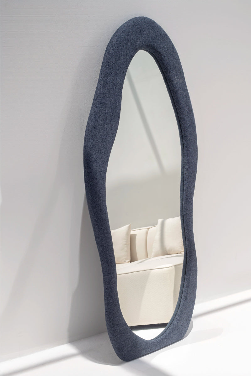 Roxana Navy Blue Squiggly Mirror (200x100CM)