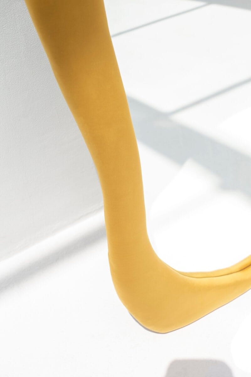 Roxana Mustard Squiggly Flannelette Mirror (200x100CM) - Image 5