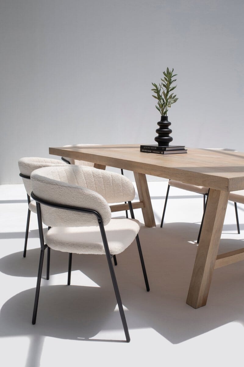 Elita Boucle Dining Chair - Image 8