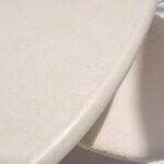 Sylvette Off White Speckled Microconcrete Dining Table