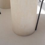 Sylvette Off White Speckled Microconcrete Dining Table