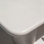 Alara Off White Microconcrete Desk