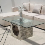 Isra Calacatta Viola Marble Coffee Table