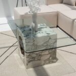 Isra Calacatta Viola Marble Coffee Table