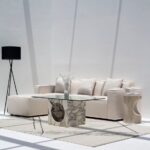 Isra Calacatta Viola Marble Coffee Table