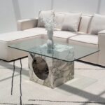 Isra Calacatta Viola Marble Coffee Table