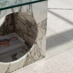 Isra Calacatta Viola Marble Coffee Table