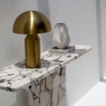 Yvette Calacatta Viola Marble Console Table (4 Leg Styles)