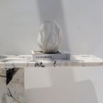 Yvette Calacatta Viola Marble Console Table (4 Leg Styles)