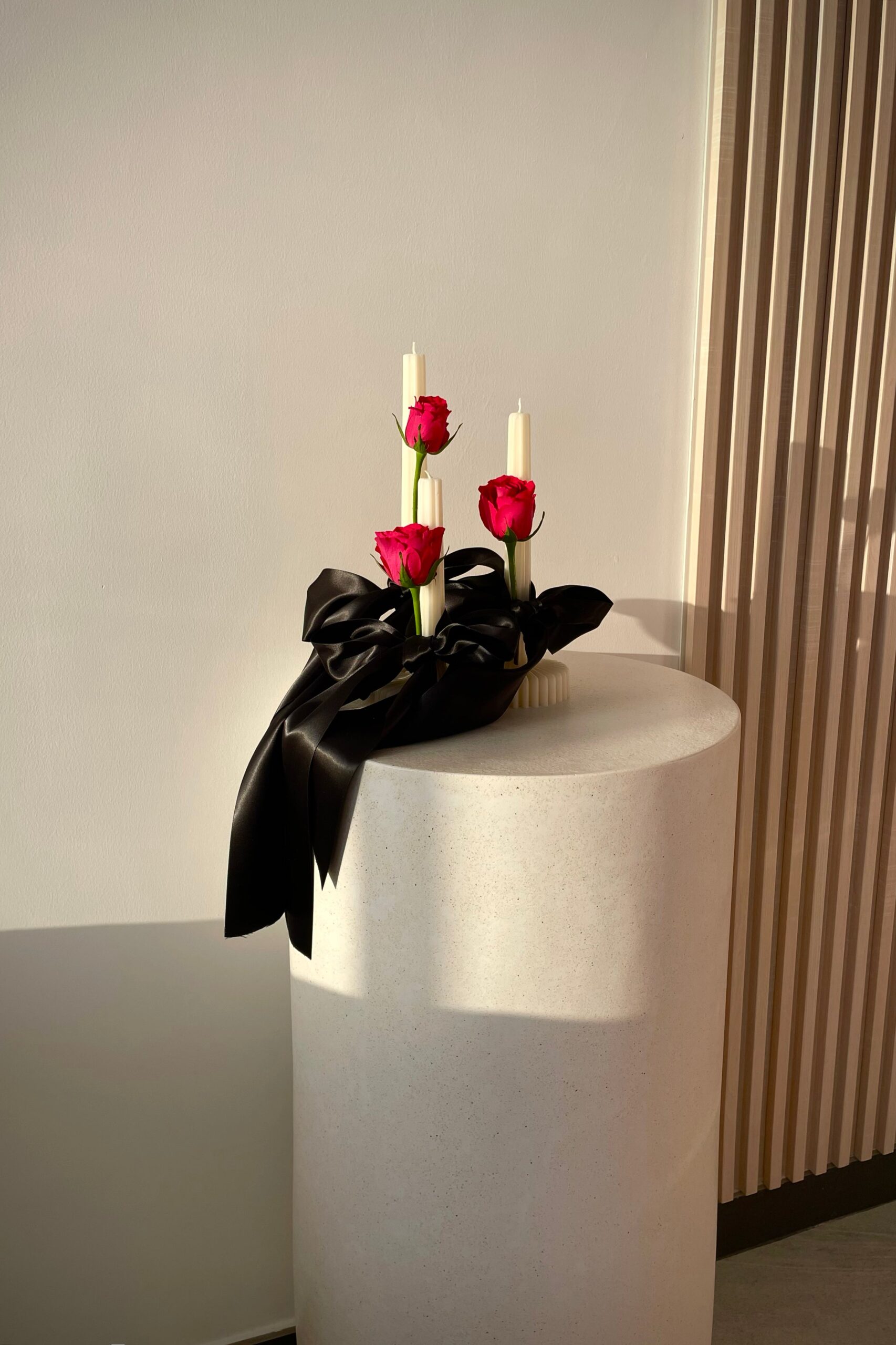 Miray Off White Speckled Microconcrete Side Table - Image 7
