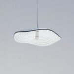 Ethereal Flow Grey Pendant Ceiling Lamp