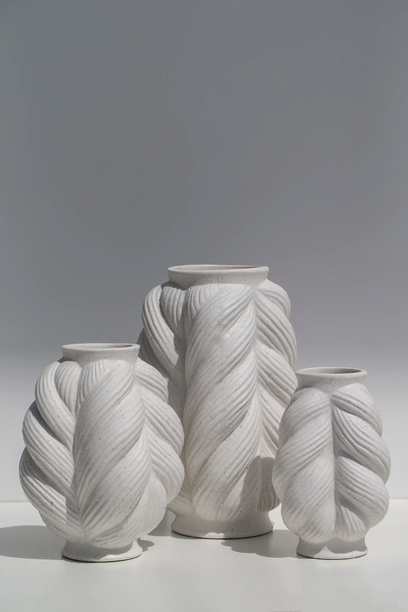 Braided Whirl Vase