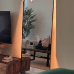 Alev Black Arched LED Wall Mirror with Soft Backlighting