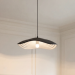 Ethereal Flow Black Pendant Ceiling Lamp