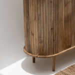 Patrice Rattan Wood Sideboard