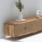 Catalina Rattan Doors TV Unit