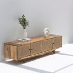 Catalina Rattan Doors TV Unit