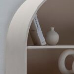 Luciana Light Beige Microconcrete Display Shelf