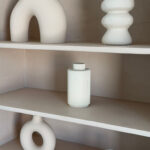 Luciana Light Beige Microconcrete Display Shelf